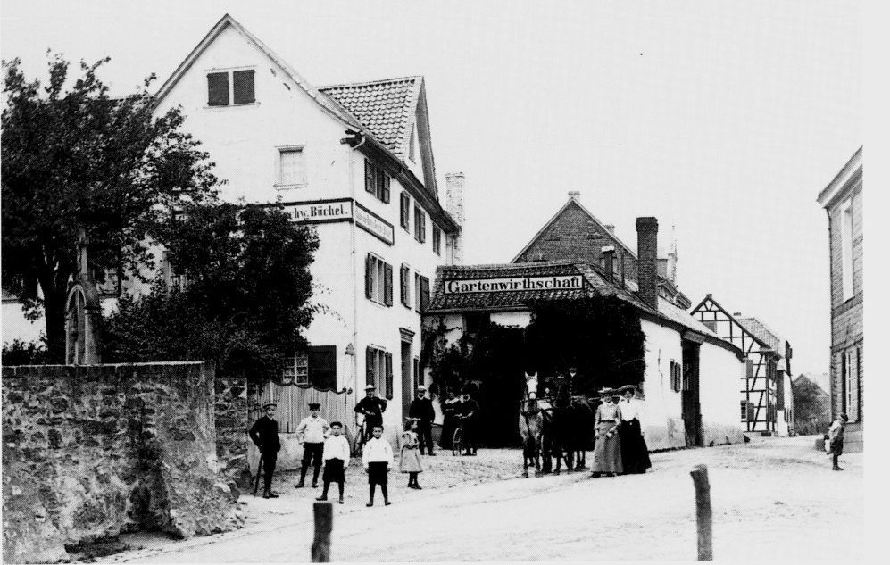 Gastwirtschaft Zur Burg um 1900