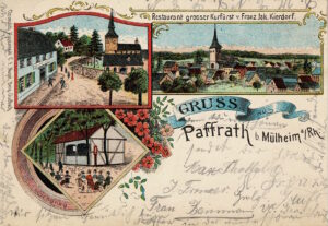 Sammlung Joachim Brokmeier: Postkarten-Lithografie, Datierung: 15.8.1898